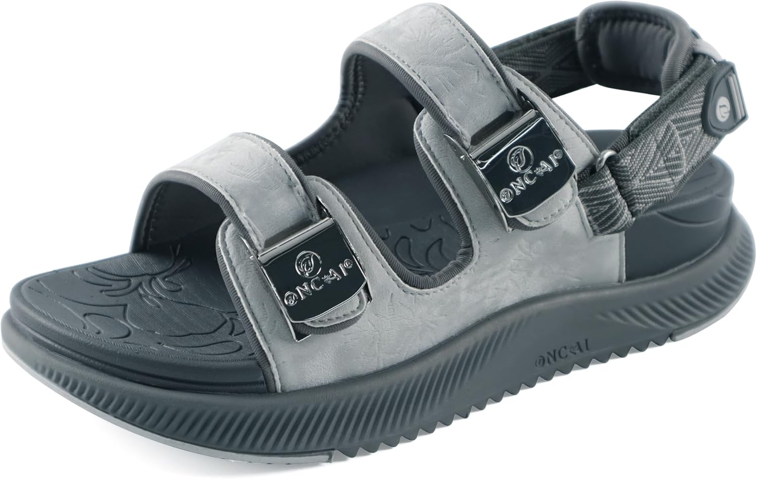 ONCAI Orthopedic Women Sandals with Arch Support Comfort Casual Sport Platform Recovery Hiking Sandals for Laides Water Summer Vacation Shoes Thick Outdoor Adjustable Strap Size 6-12