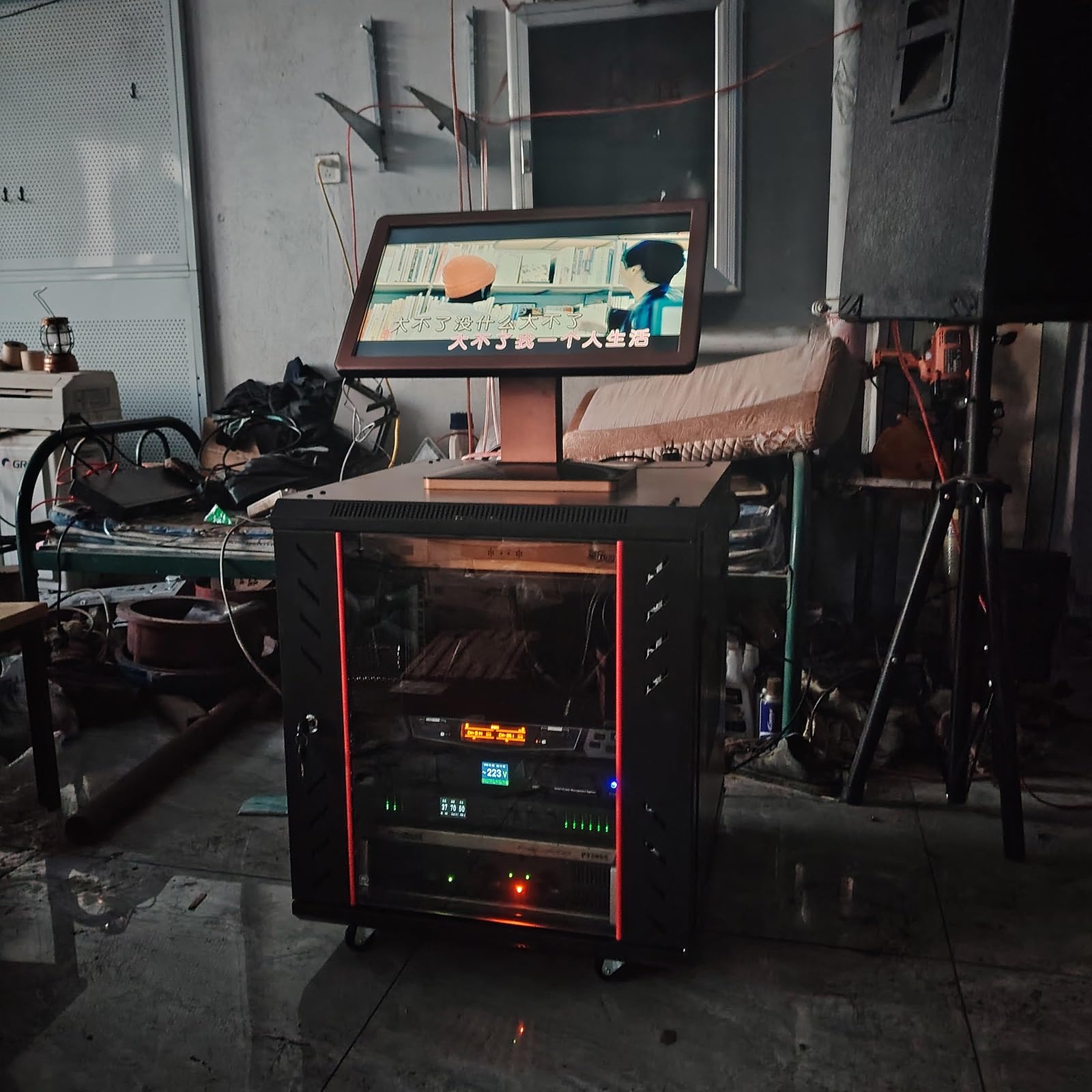 Baie Informatique Baie Serveur Réseau, Rack Serveur Fermé De 35, 60, 65, 80 Et 100 Cm De Hauteur, Armoires Routeur, Racks De Données - Périphérique Audio Multimédia(22U)