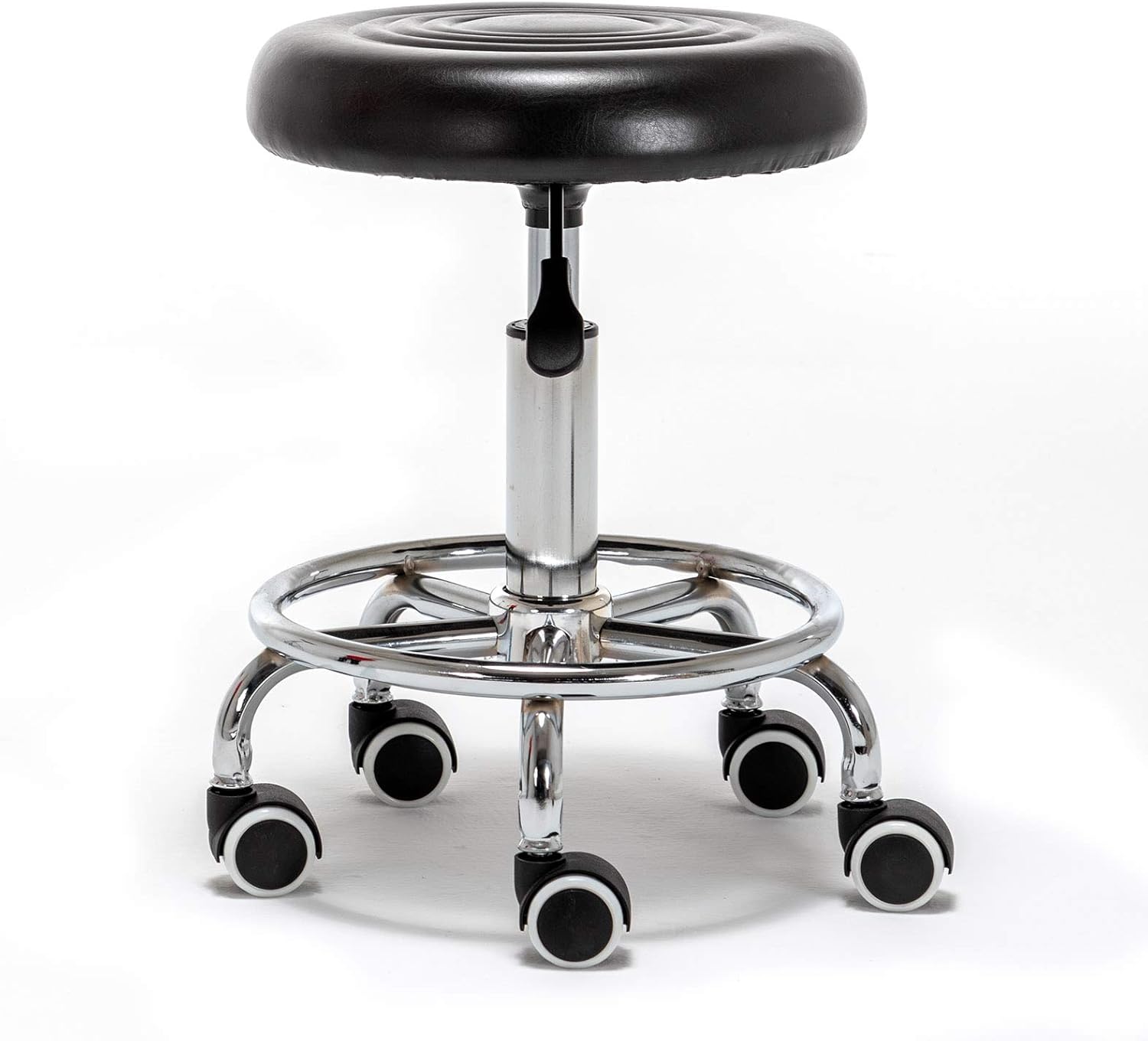 ONPNO Swivel Stool Chair, Rolling Drafting Stool Chair with Height Adjustable Base for Office and Massage Spa Medical Salon Tattoo Beauty Barber (Black): Kitchen & Dining