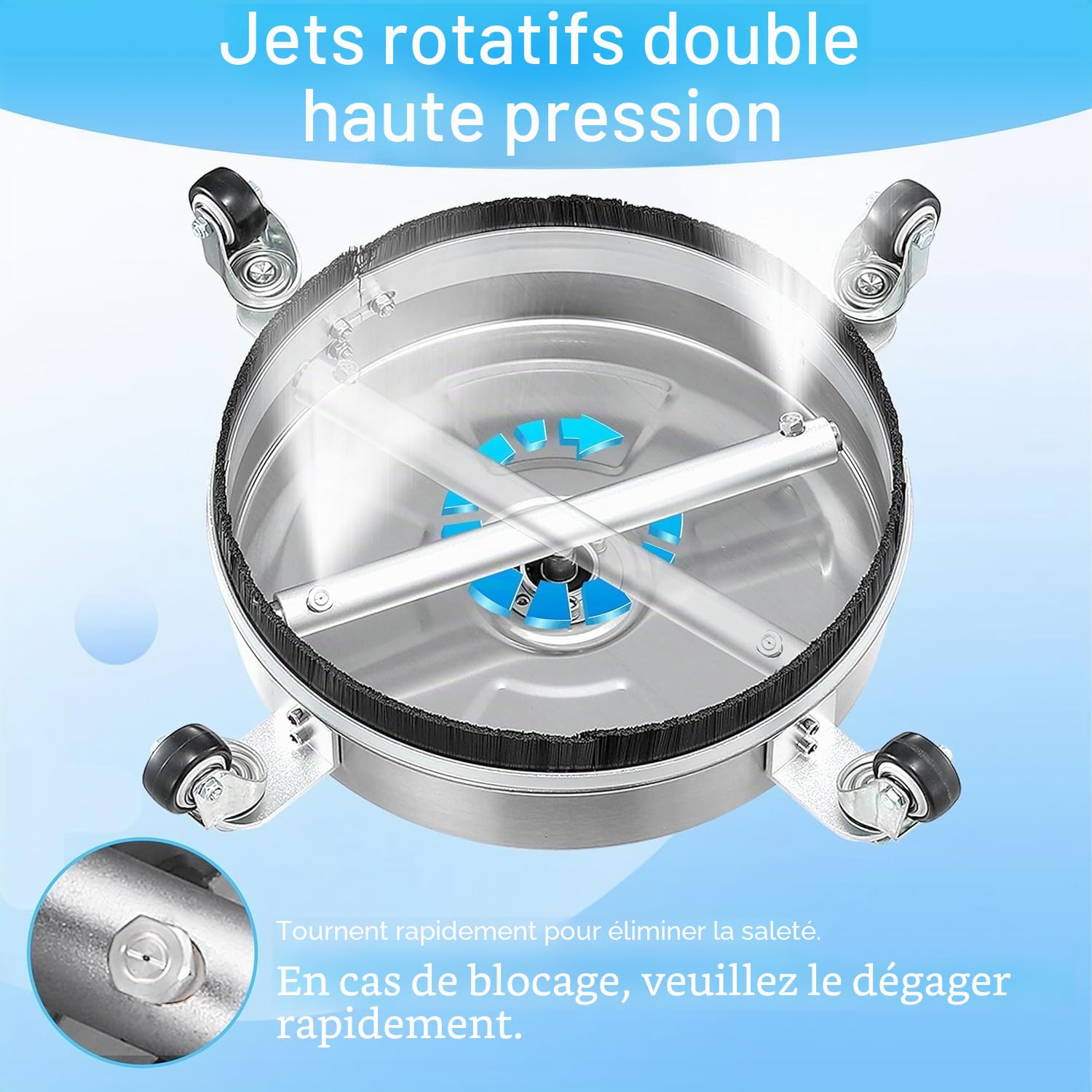 Tool Daily Nettoyeur de Surface 35 cm avec Adaptateur pour Karcher K2-K7
