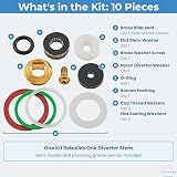 Replacement Diverter Stem Repair Kit for Pfister 910-382, 10 Pc image 2