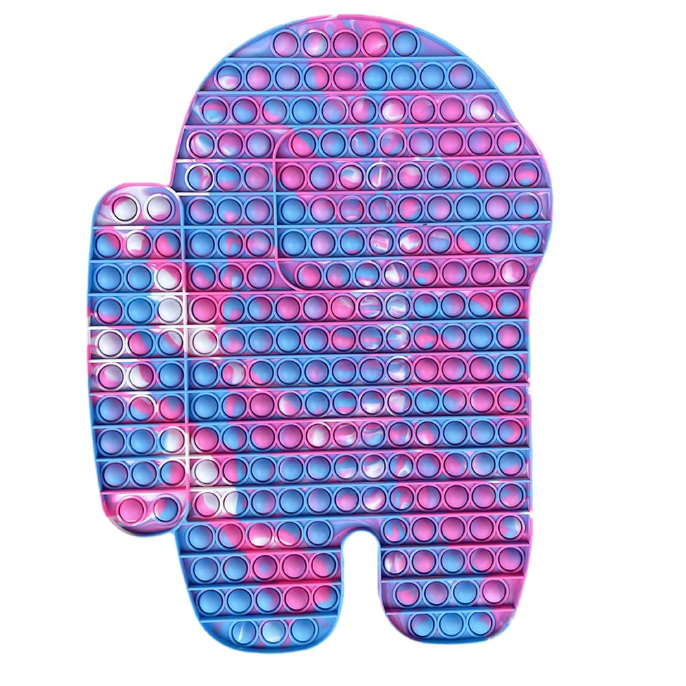 Frobukio Large Pop Fidget Toy Giant Pop Sensory Toys Silicone Jumbo Bubble Pop Fidget Toy Autism Special Needs Stress Reliever Anxiety Relief Tools for Kids Adults Children Girls Boys Elder