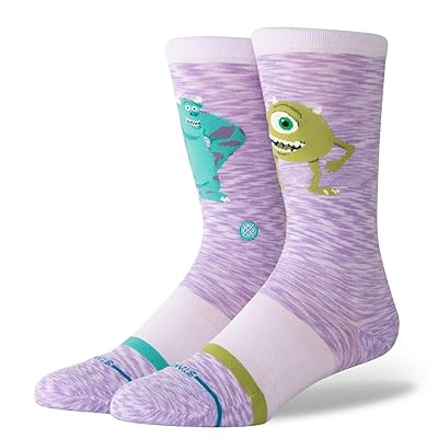 Stance Scare Floor Crew Knee High Socks Shoes Lavender