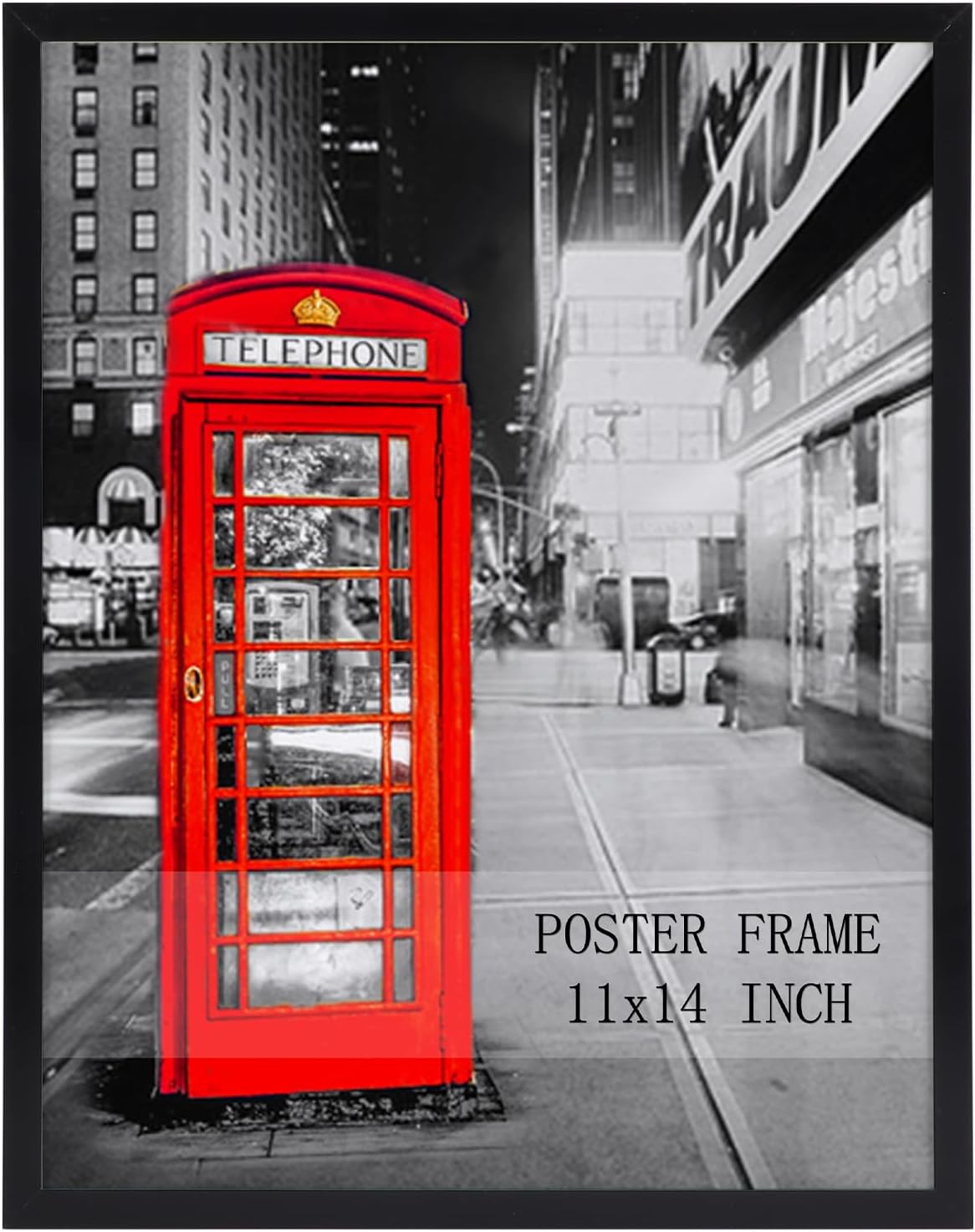 Lavezee11x14 Black Poster Pciture Frame, 1 Pack