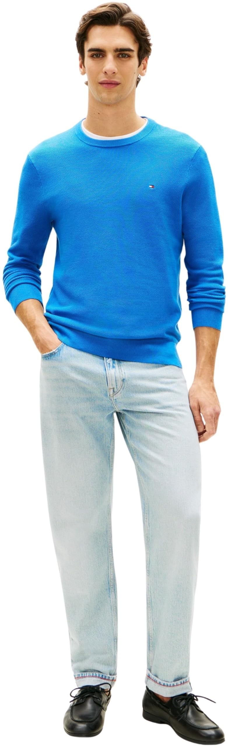 Tommy Hilfiger Essential Structure Crew Neck Mw0mw36347 Pullover Uomo