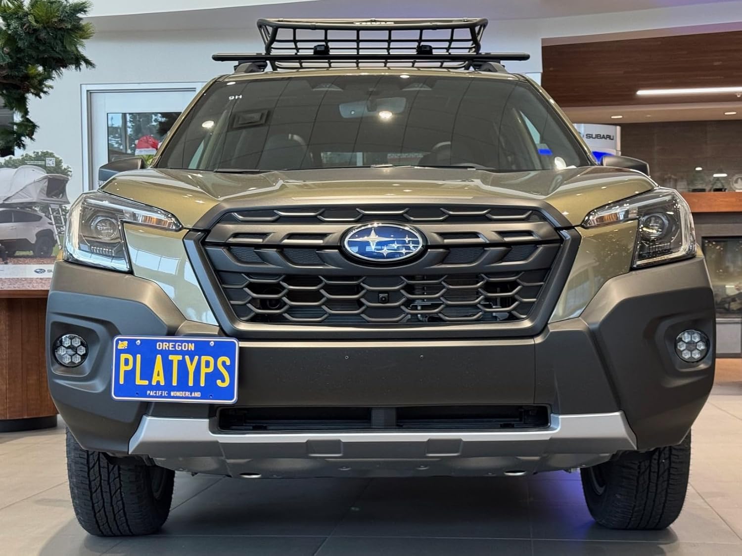 CravenSpeed Platypus License Plate Mount Compatible with Subaru Forester, Outback and Crosstrek (2016-2025) | No Drilling | Installs in Seconds | Stainless Steel & Aluminum | Made in USA