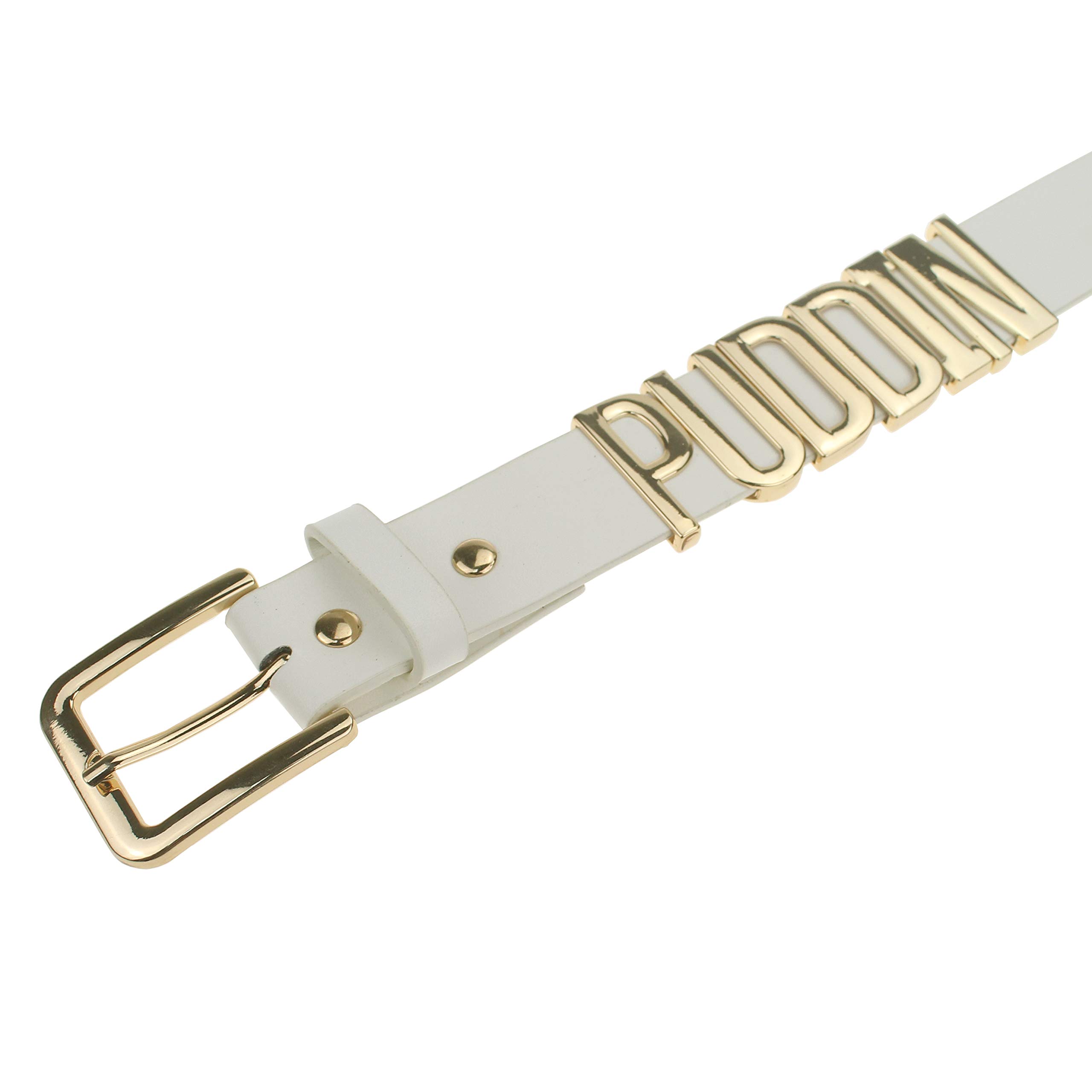 Collana Cintura Choker In Pelle Bianca Con Fibbia Oro | Accessorio Donna E Ragazza | Regolabile - Foto 6