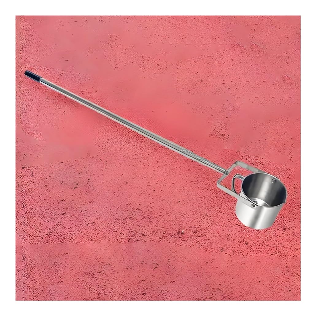 Sistema de muestreo de agua con cucharón telescópico, vaso de acero inoxidable de 500/1000 ml con péndulo for análisis de agua en laboratorios de alimentos(500ML,0.61-1.5m(2-5ft))