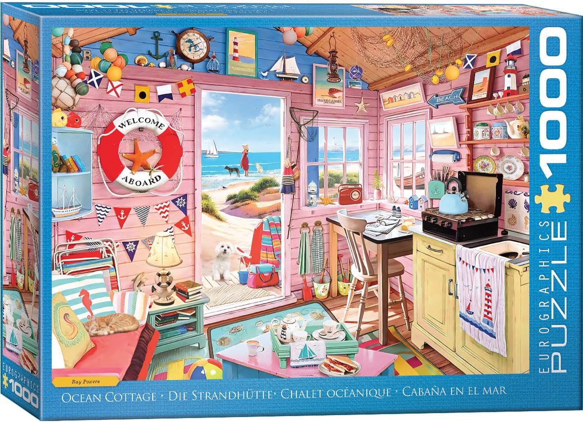 Eurographics Puzzle 1000 Pc - Ocean Cottage