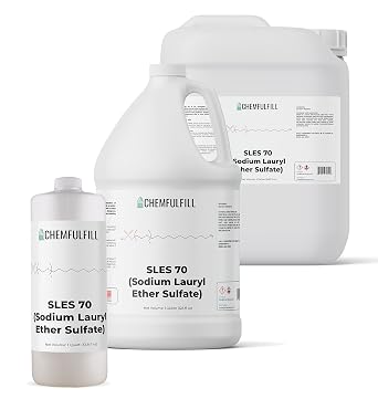 Chemfulfill Sodium Lauryl Ether Sulfate 70% SLES 70% SLES70 Pint 16 fl oz