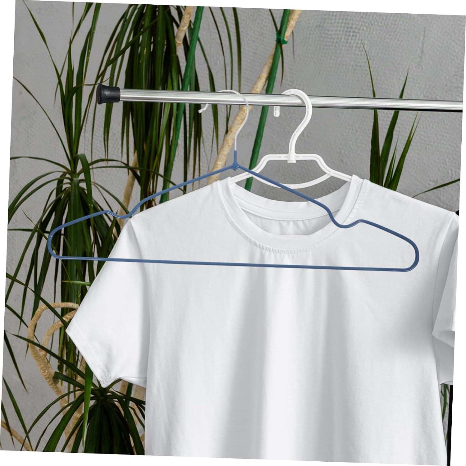 10pcs Kid Hangers for Clothes Space Saving PVC Coated Iron