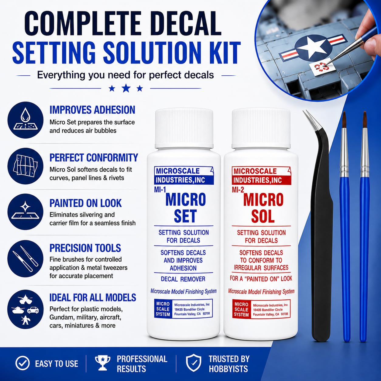 Meta AOT Decal Setting Solution Micro Sol 102 Micro Set 101 Autocollants
