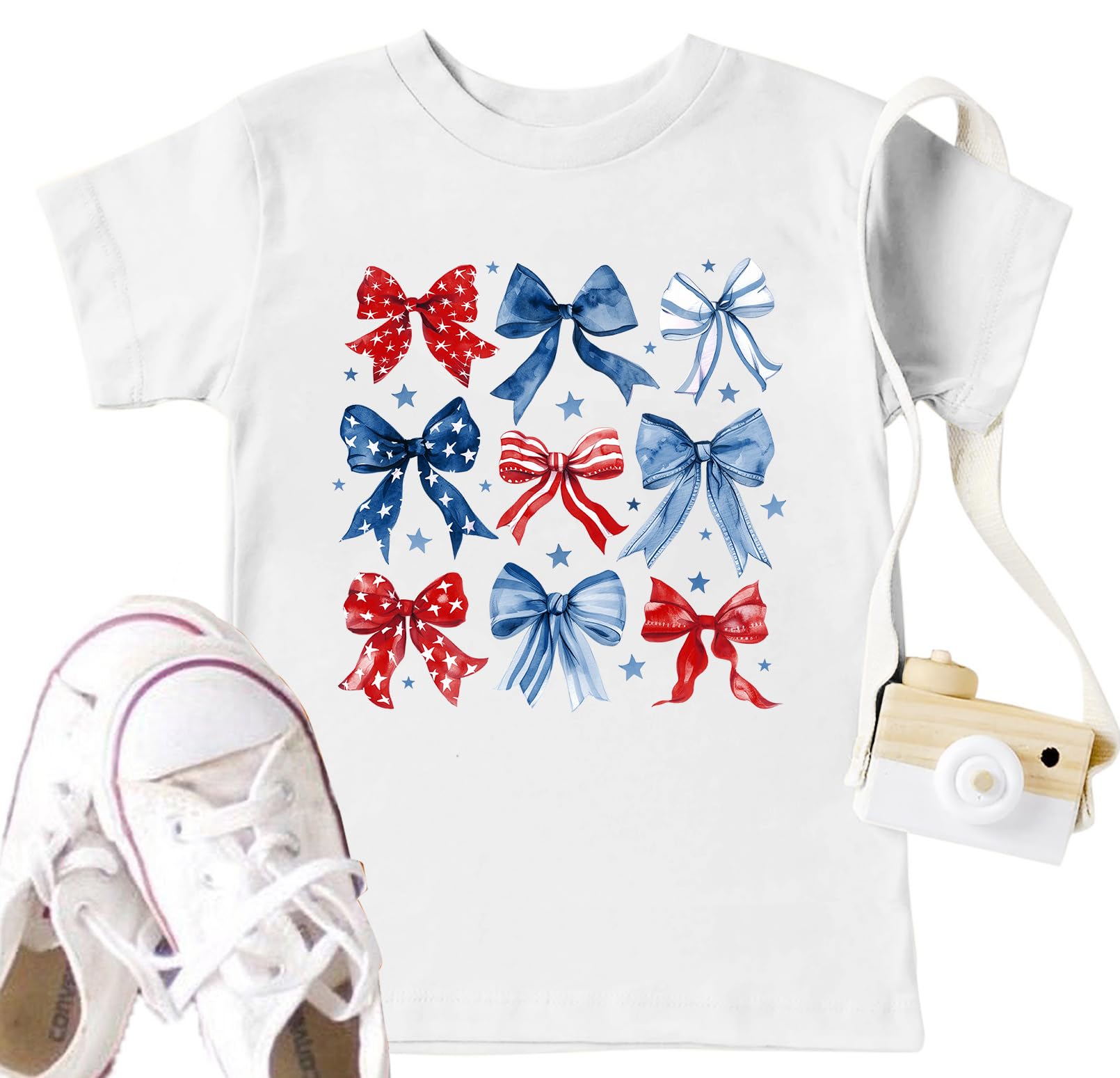 USA Shirt Toddler Boys Girls American Flag Tshirt 4th of July Shirt Kids Patriotic Tee Tops