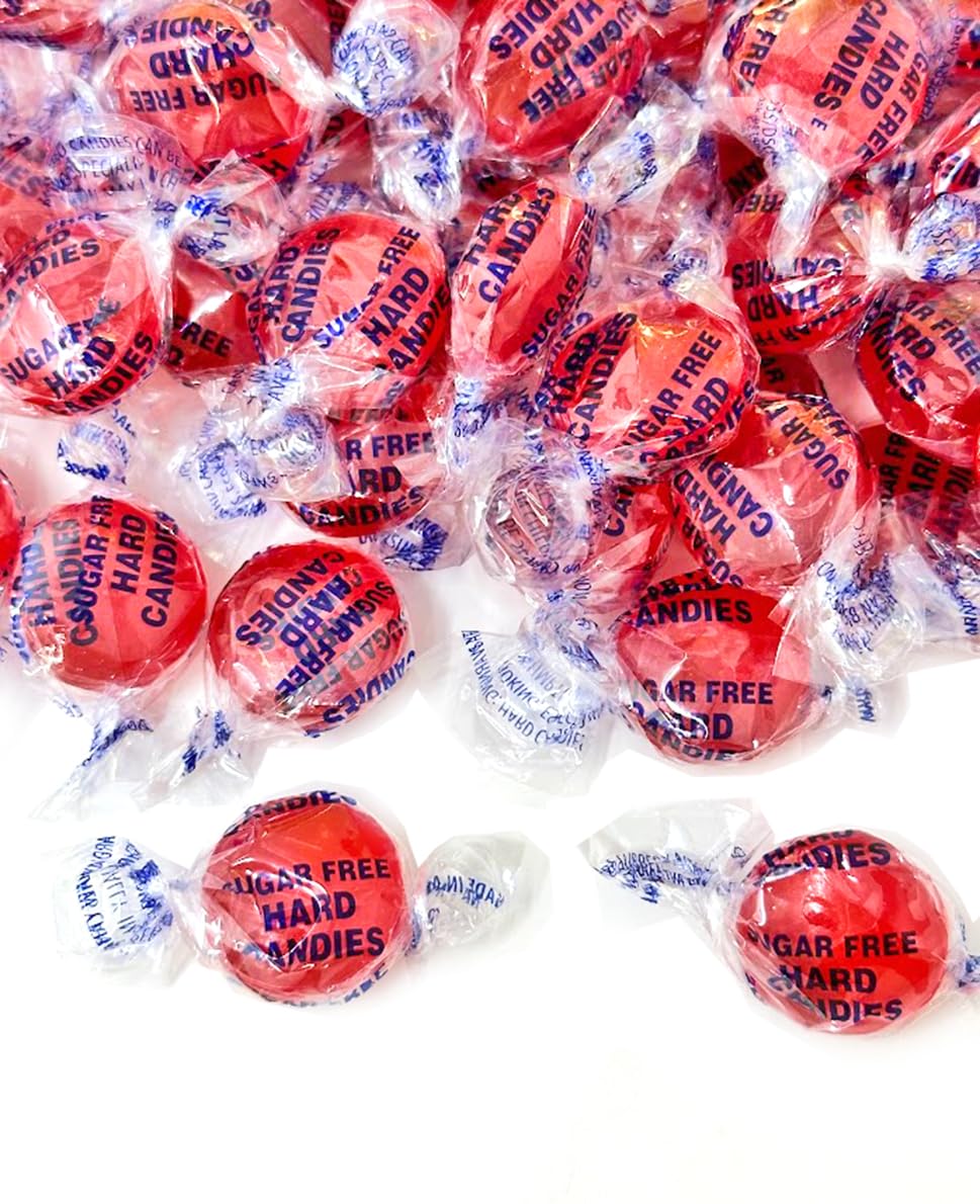 SweetGourmet Sugar-Free Cinnamon Discs Hard Candy, Individually Wrapped, 5 Pounds, Fat-Free, Gluten-Free, 450 Pieces