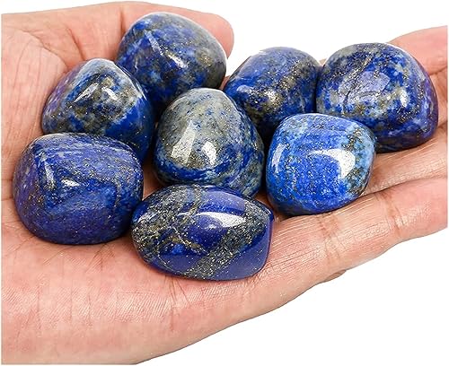 Feng Shui Decorar Piedras Pulidas de Lapislázuli Natural Para Wicca Reiki Cristales Ornamento Piedra Pulida 0.787-1.181 in Natural Rough Jewelry