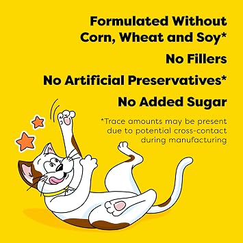 Temptations Creamy Puree Cat Treats, Chicken, Salmon & Tuna, 72 Count