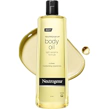 Neutrogena Body Oil Light Sesame Formula, Lightweight, Quick-Absorbing Nourishing Moisturizing Oil, Before and After Shower Application for Smooth, Radiant Looking Skin, Non-Greasy Feel, 16 fl oz