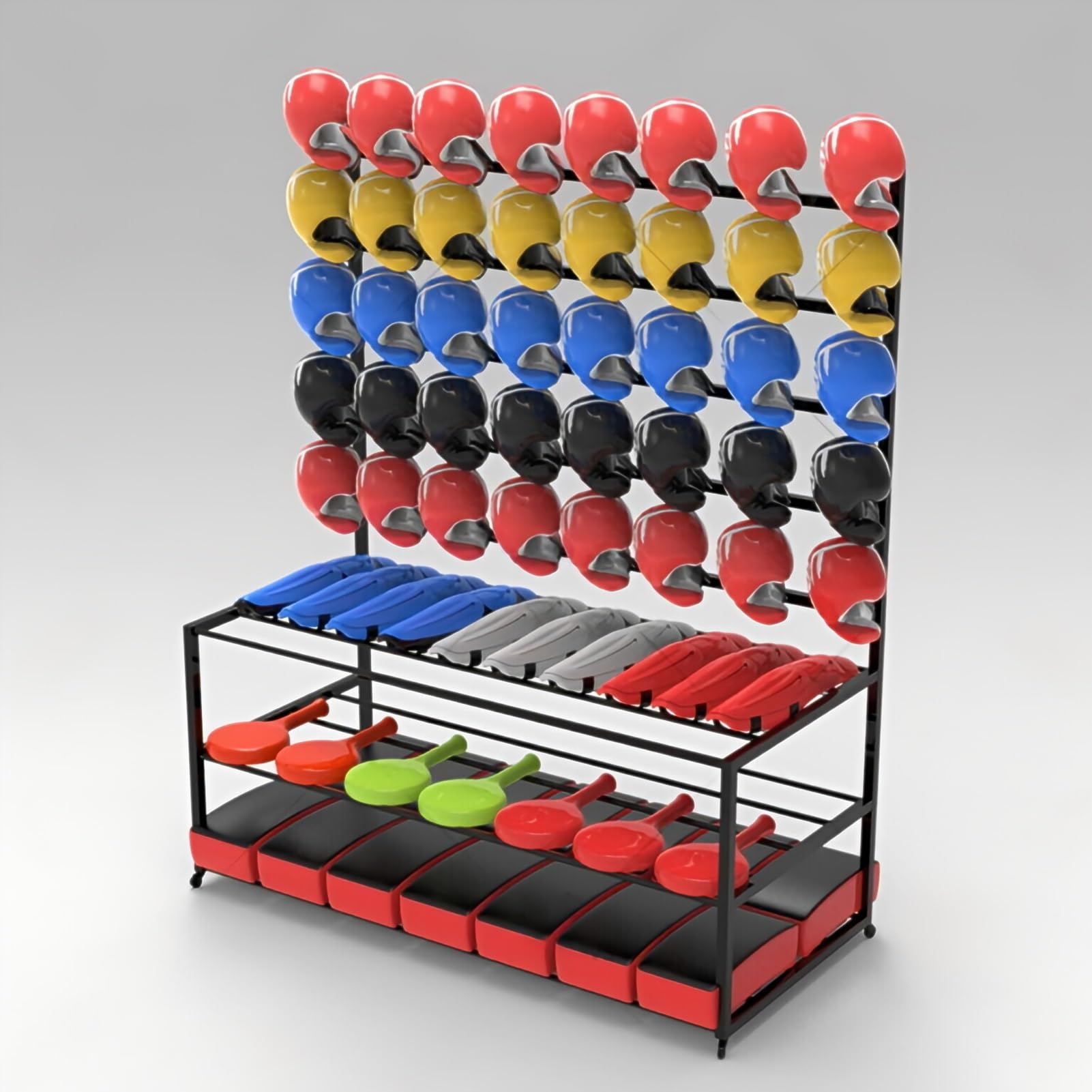 XingLi Boxing Glove Organiser Gym Boxing Glove Hanging Rack Professional Hanging Glove Racks Hanging Glove Net Boxing Gym Display Racks