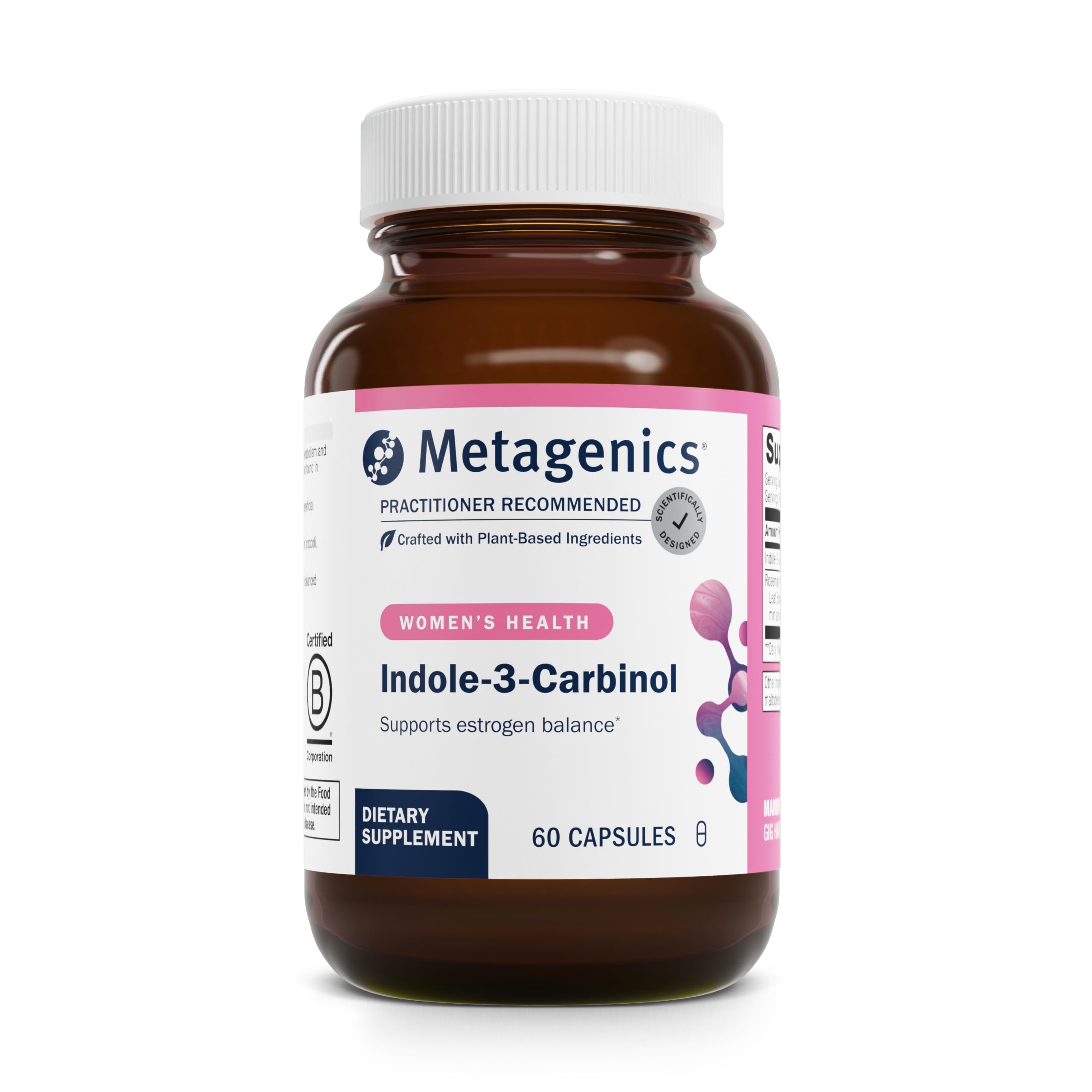 Sponsored Ad - Metagenics Meta Indole-3-Carbinol Supplement - Supports Estrogen Hormone Balance, Antioxidant & Liver Health* - Non-GMO, Gluten-Free, Vegan - GMP Certified Facility - 60 Capsules