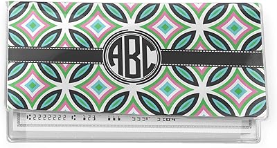 YouCustomizeIt Geometric Circles Vinyl Checkbook Cover (Personalized)