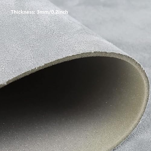 Miniatura 10 de Tela de gamuza para el techo del automóvil con respaldo de espuma de 19 pulgadas (0.118in), suave y duradera para techo de automóvil, asiento de