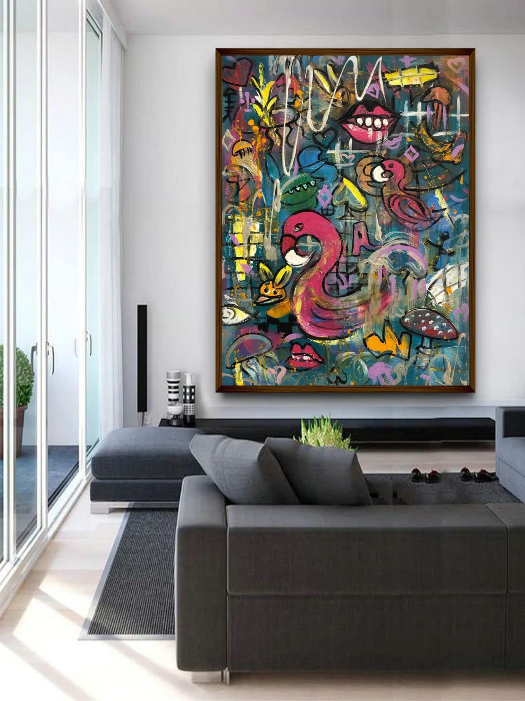 Artsense Painting for wall decoration Abstract wall painting for living ...