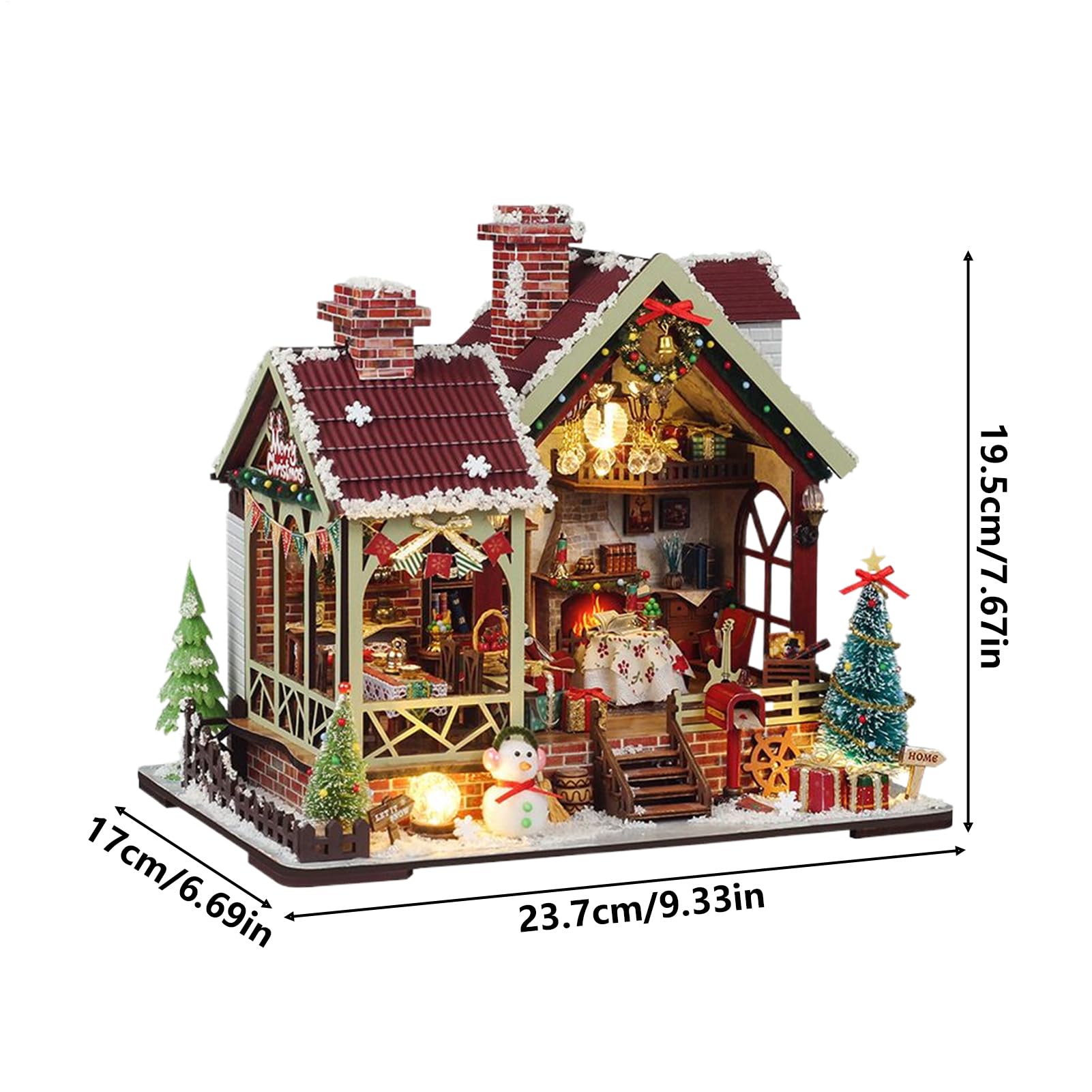 Kit Per Costruire Una Casa In Miniatura | Artigianale 3D Fai Da Te | In Legno,Kit Di Costruzione Di Case In Miniatura Per Famiglie E Adulti,Per Famiglia Ragazzi Ragazze Adolescenti Bambini