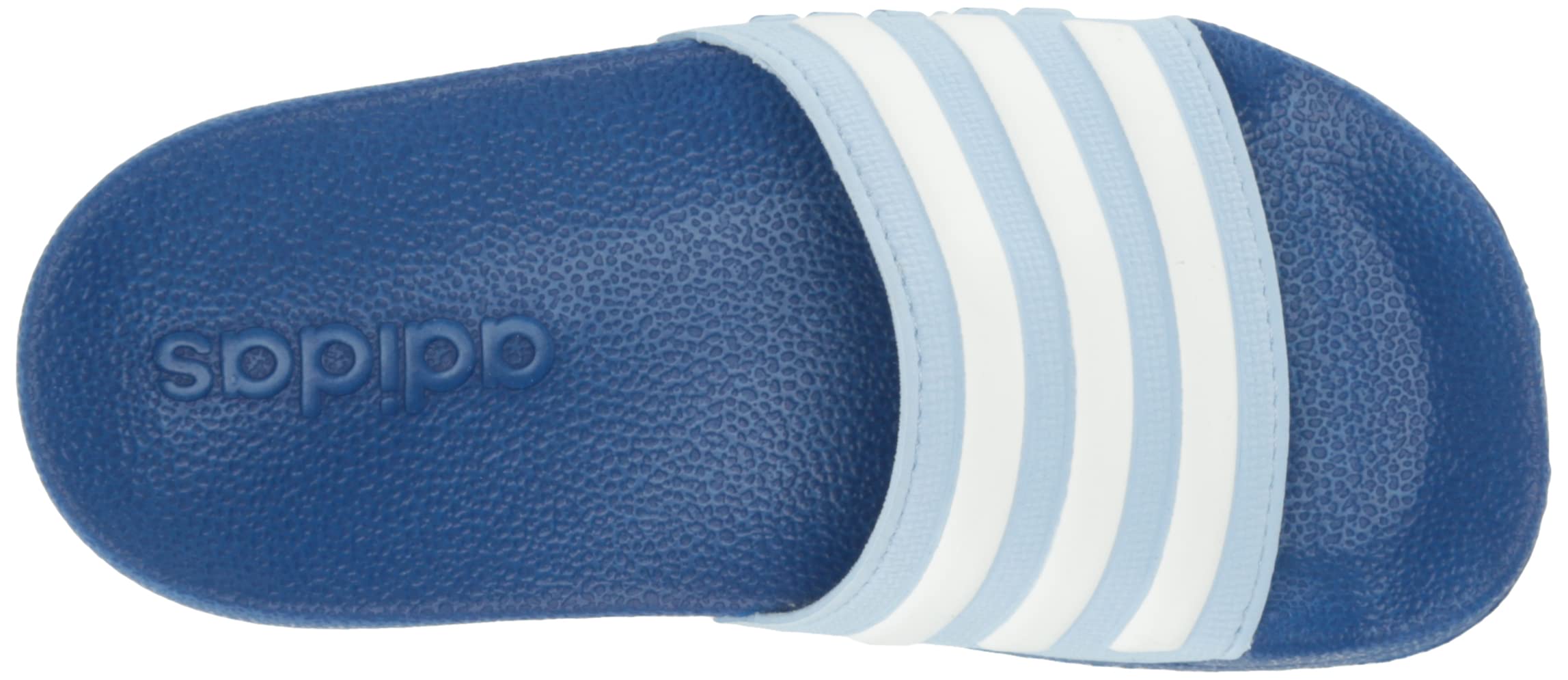 adidas Adilette Shower Slide Sandal, Blue Dawn/White/Team Royal Blue, 11 US Unisex Little Kid