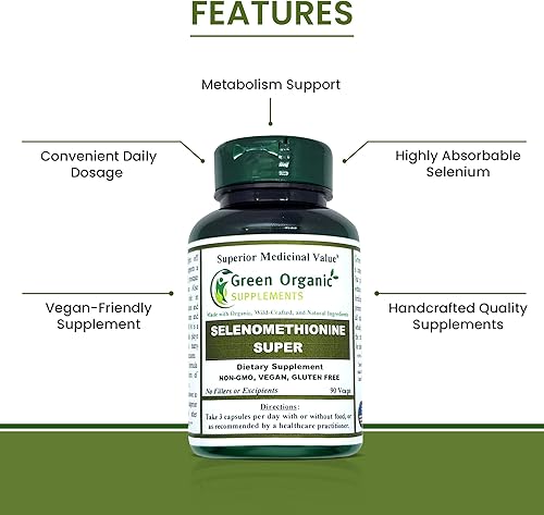 Miniatura 4 de Selenio, seleno-metionina, 90 VCaps, alta absorción, sin OMG, sin gluten