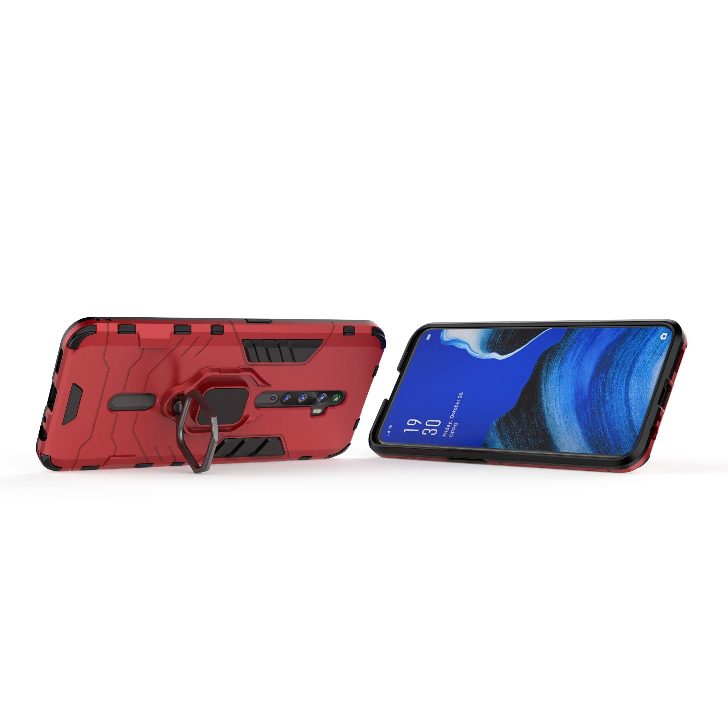 Cover per Oppo Reno 2Z (Reno2 Z) Case Con 360° Girevole Supporto Dell