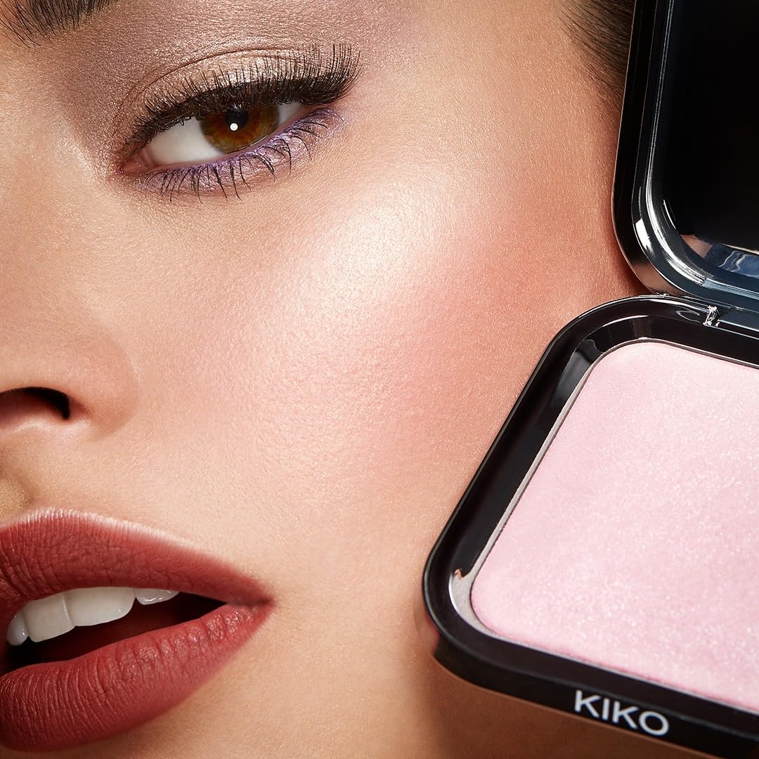 KIKO Milano Glitter Baked Highlighter, Brokatowy Spiekany Rozświetlacz Do Twarzy