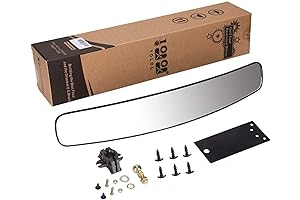 Rear View Mirror Fit for Coleman Golf Carts - 16.5" Wide Angle...