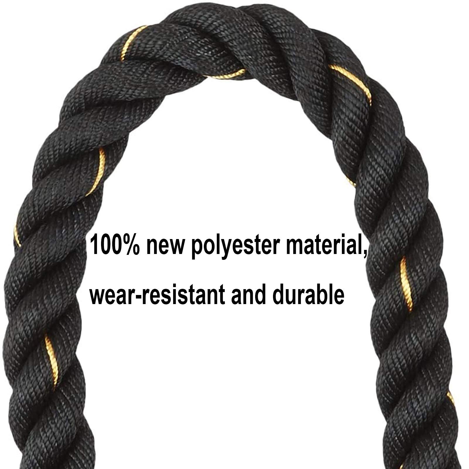 Battle Rope Hua Sport Outdoor Fitness Seil, Battle Seil 50mm 15m, Männer Und Frauen Muskelkraft Training Seil, Umfassendes Körperliches Trainingseil