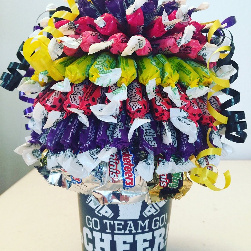 Cheerleading Candy Bouquet Grocery & Gourmet Food