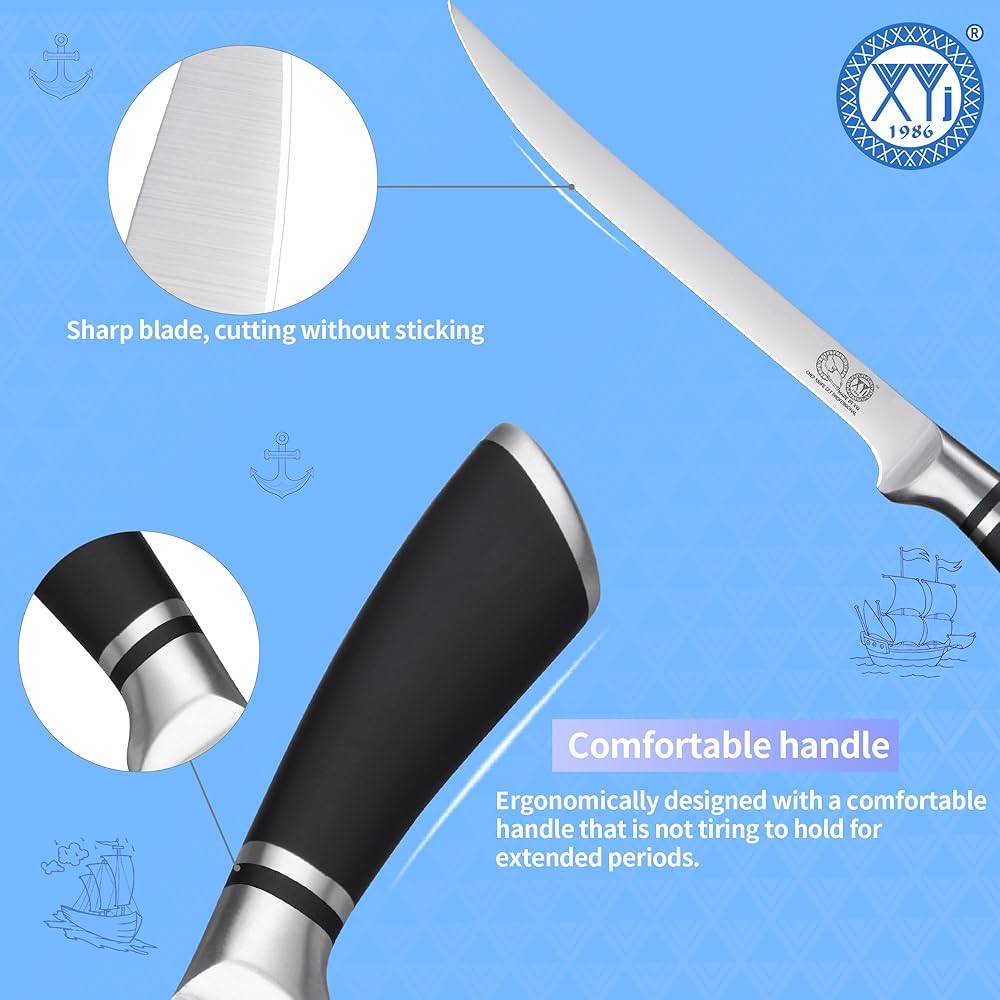 XYJ Professional Kitchen Knife,8 Inch Razor Sharp Stainless