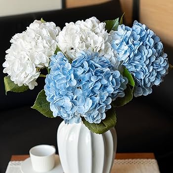 Amazon｜koundeneko アジサイ 紫陽花 造花 2本セット シルク
