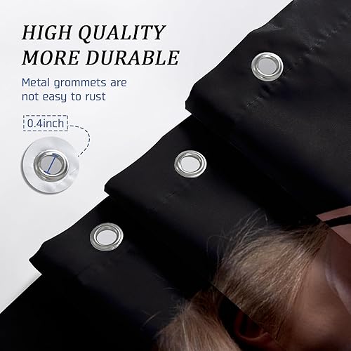 Miniatura 4 de Cortina de ducha para parejas, diseño moderno de mediados de siglo, diseño de desnudos vivos, estilo Art Nouveau, sexy, lavable a máquina, con