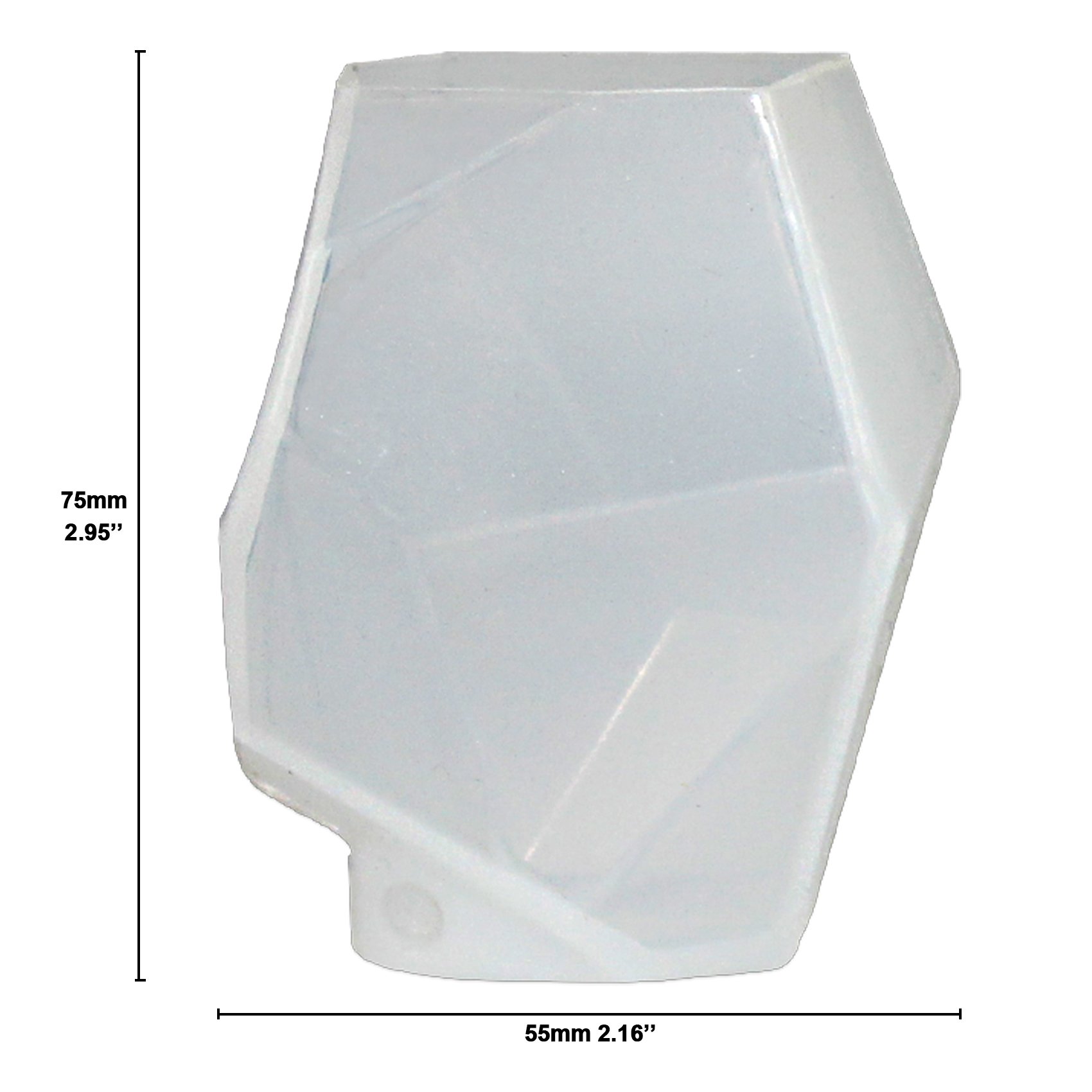 Stampo In Silicone Per Resina E Sapone - 5 Pezzi Di Forme Cubiche E Geometriche | Dimensioni Assortite Per Gioielli, Fermacarte E Sottobicchieri | Musykrafties