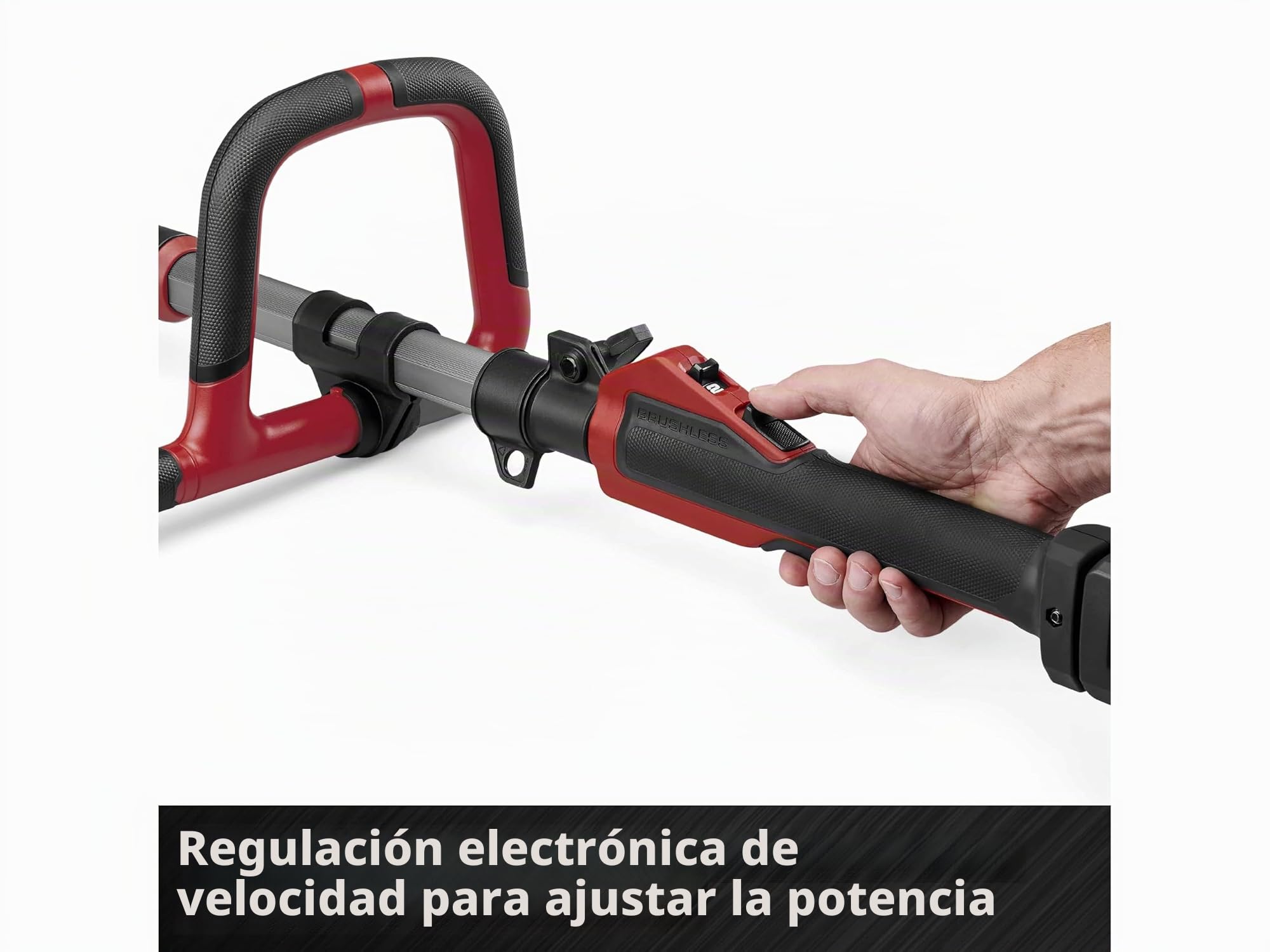 Einhell Professional - Desbrozadora inalámbrica GP-BC 36/430 Li P BL-Solo Power X-Change (36 V, Motor sin carbón, Ancho de Corte 43 cm, Mango en P, Bobina Doble Hilo, Hoja de 3 Dientes, sin batería)
