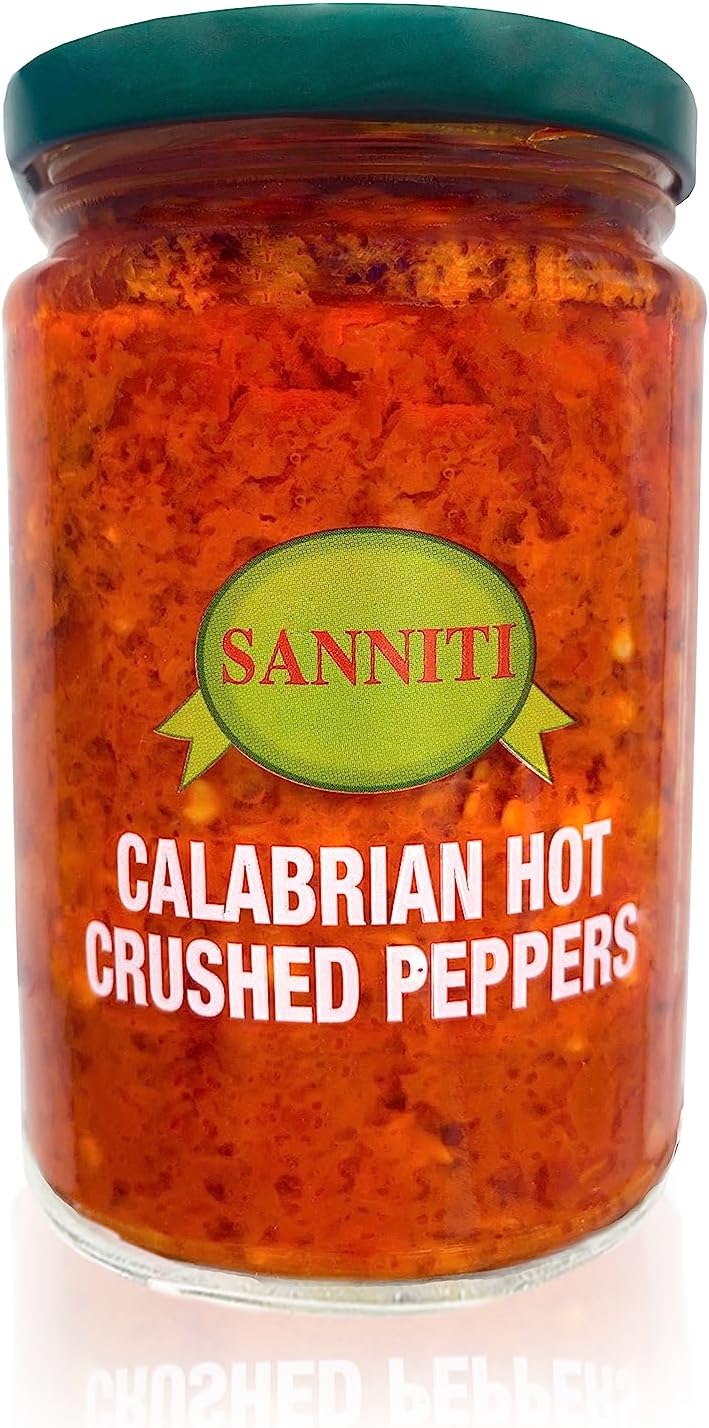 Sanniti Crushed Italian Calabrian Chili Peppers, 10 ounce