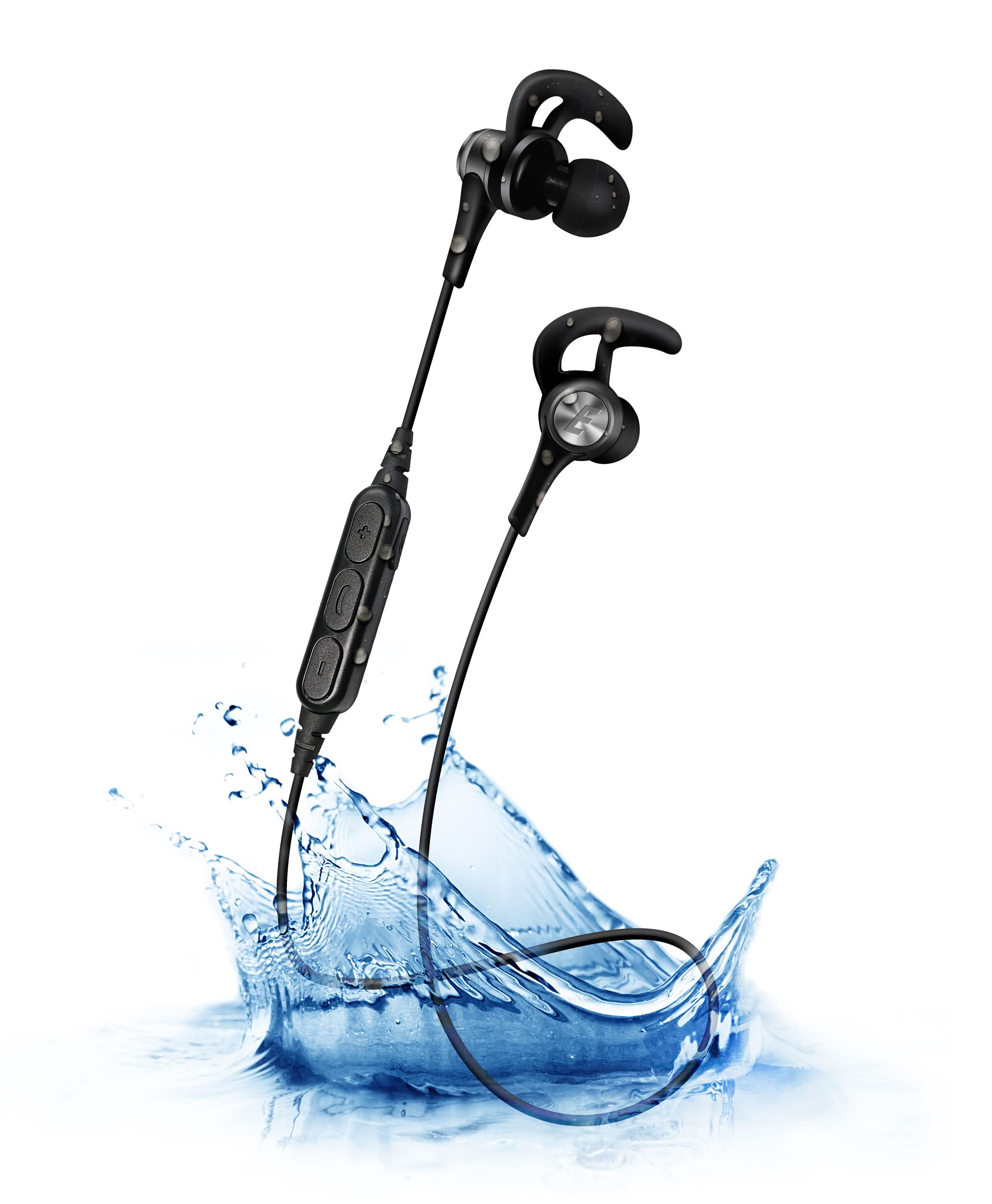 Energizer - Bezprzewodowe słuchawki sportowe Hard Case - IP65 - Bluetooth 5.0 - Czas pracy: 5 godzin - Czarny