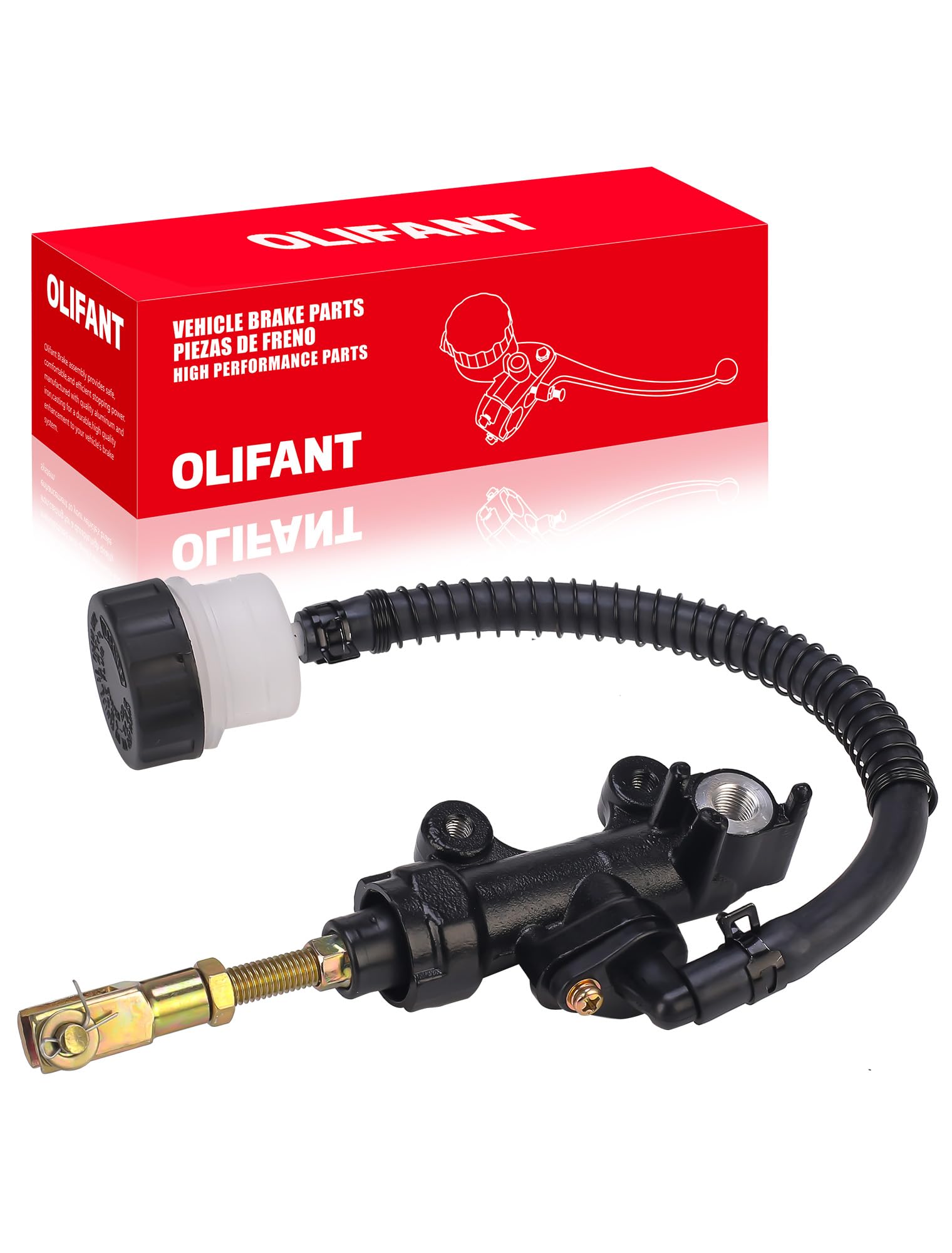 Olifant Rear Brake Master Cylinder for Suzuki GS500 GSX 600 650 750 1100 1200 1250 1300R/GSXR GSX-R 600 750 1000 1100 RF600 RF900 SV650 SV1000 Bandit GSF 400 600 1200 1250