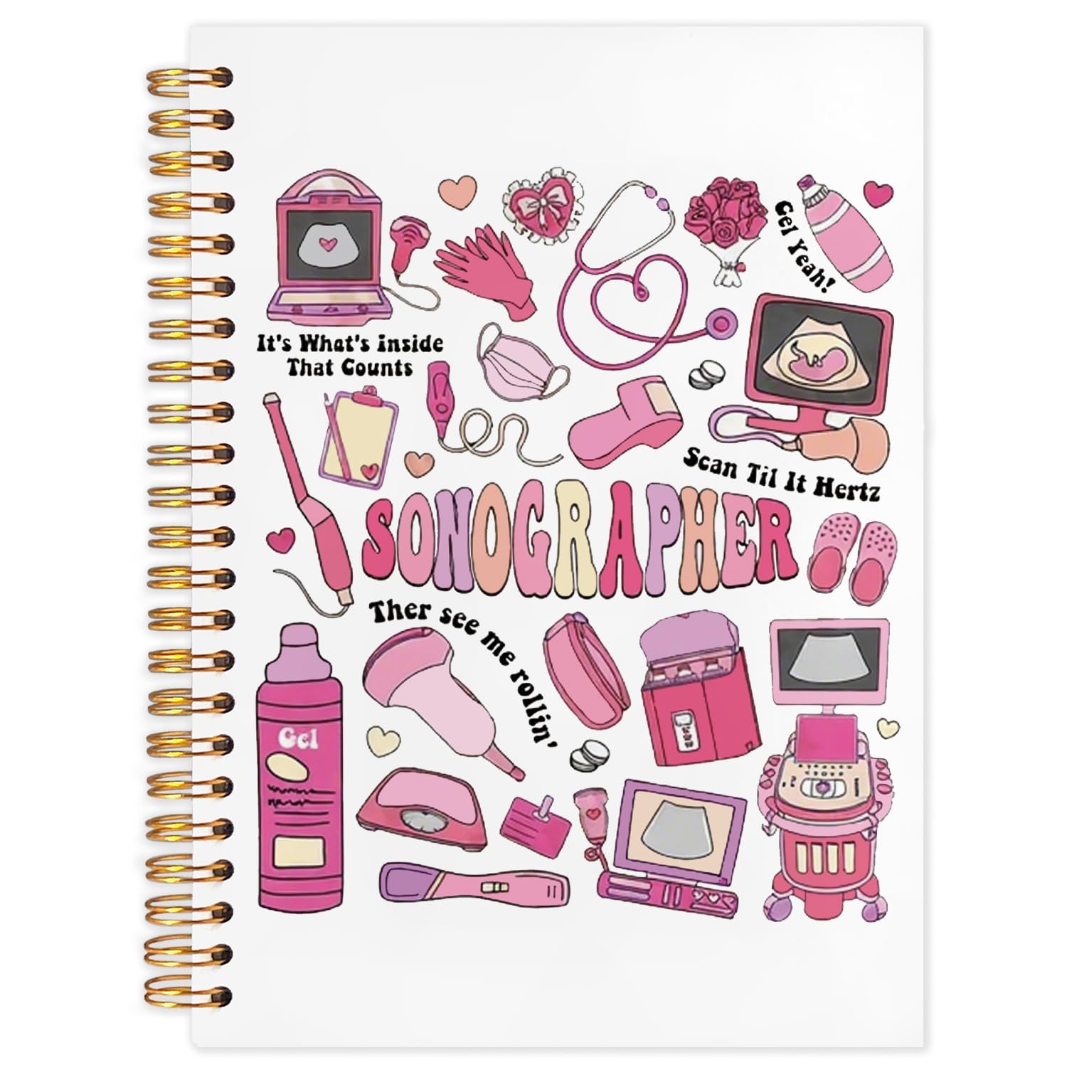 Carnet pour échographe NATSUNO à couverture rose pour ne plus perdre vos notes - 8