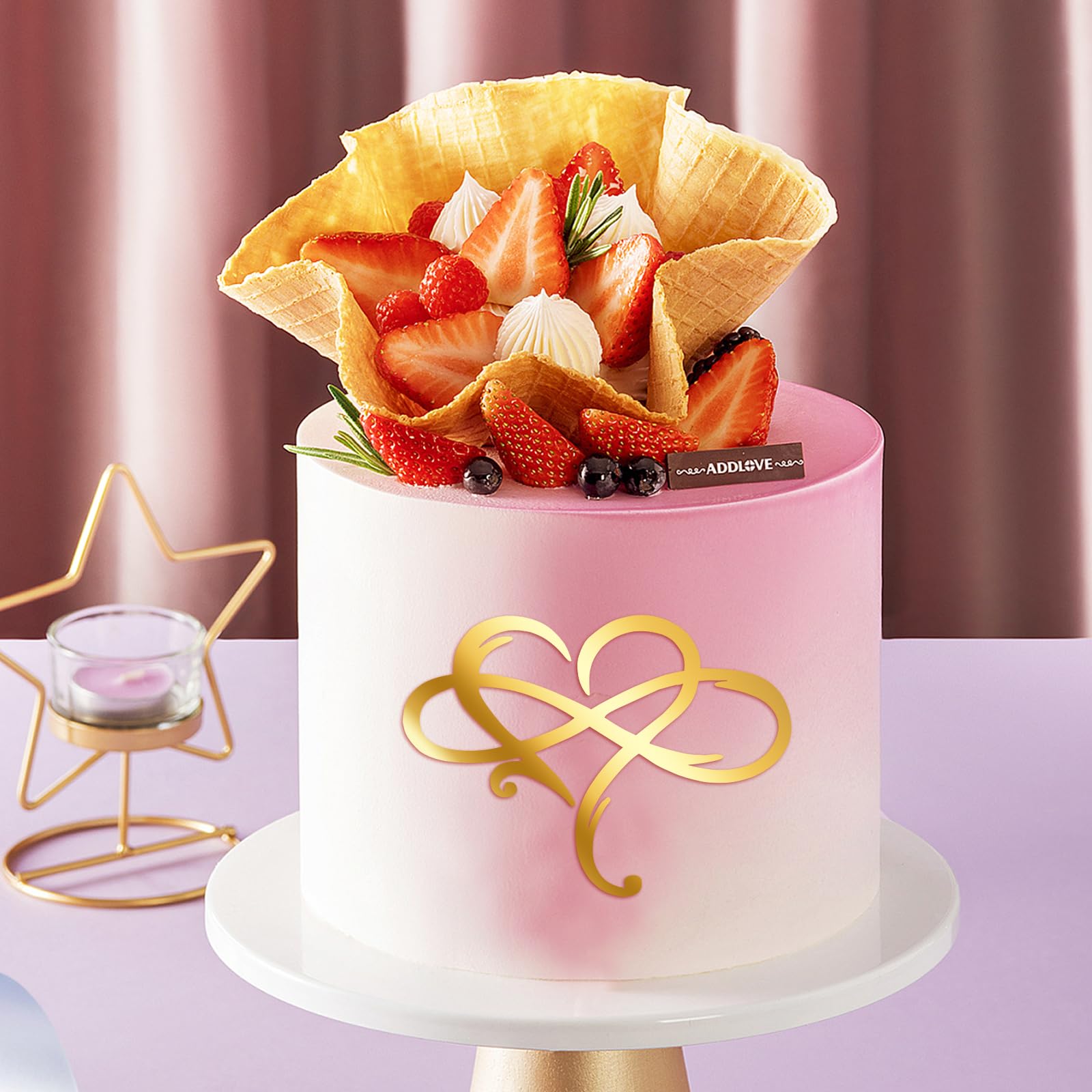 20 Stück Acryl-Herz Cupcake-Topper – Happy Valentine's Day, Graviert, Für Kuchen & Desserts