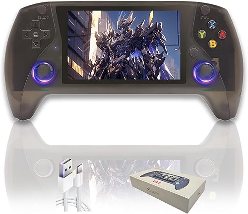 Miniatura 1 de Consola de juegos portátil R50S, 1986925320+ juegos, 23 emuladores, pantalla IPS OCA HD de 4 pulgadas, sistema electrónico de código abierto,