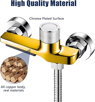 浴室混合栓 Amazon | 浴室水栓 ツーバルブ混合栓 ワンハンドル混合栓 浴室用 混合