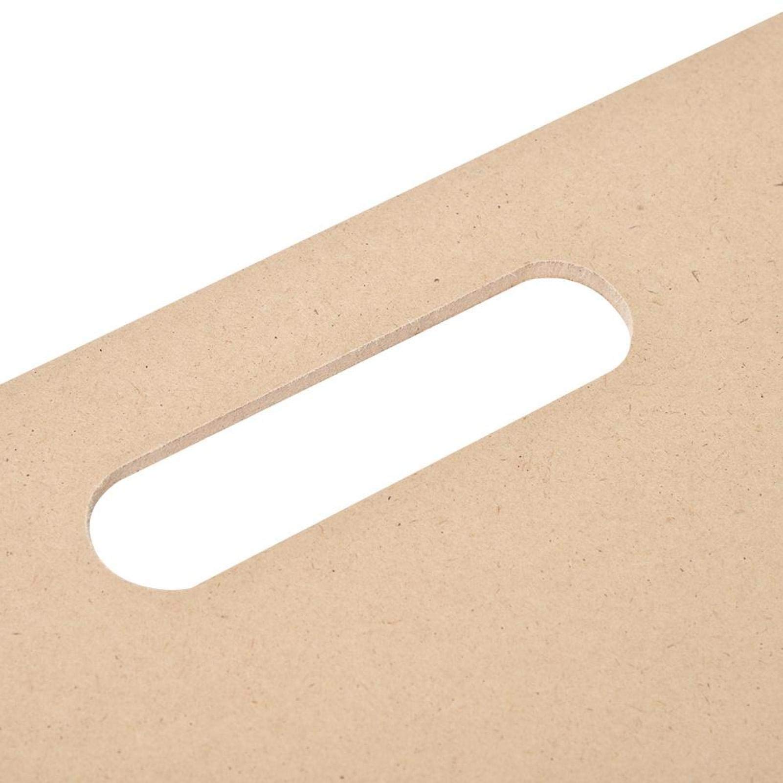 CHICIRIS Tavolo da Disegno Liscio in Legno da 45 × 60 cm, Tavolo da Disegno A3, Studente all'aperto Portatile