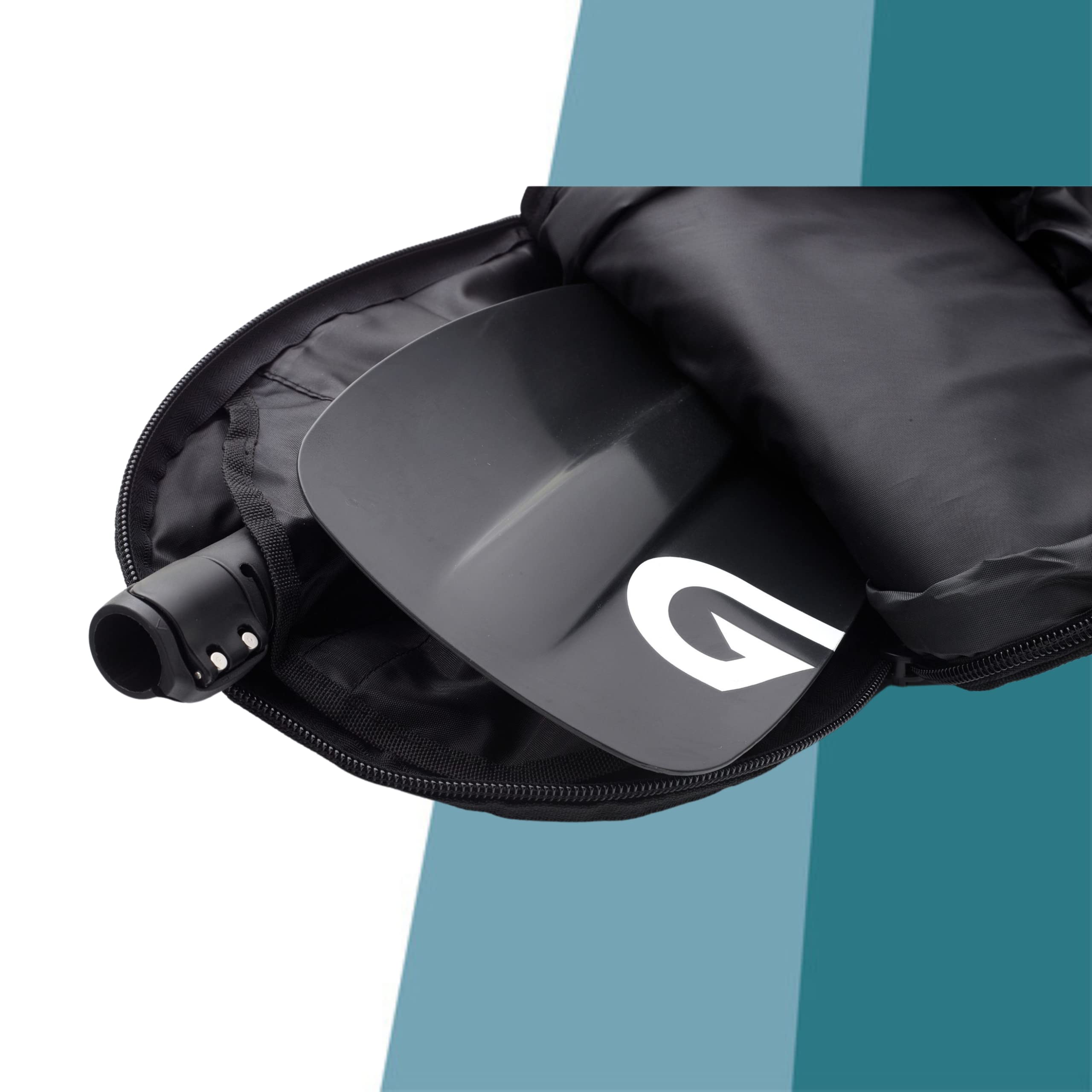 Glory Boards – SUP Paddeltasche – 3-teilig – 95 cm (H) x 26 cm (B) – optimaler Schutz für Carbon-, Fieberglas- und Alupaddel – bequemer Tragegurt – Haltegriff mit Gummiverstärkung – Kratzerschutz