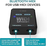 Vista 3 de CME WIDI Uhost + cable USB micro-B OTG - Interfaz MIDI USB Bluetooth + host USB
