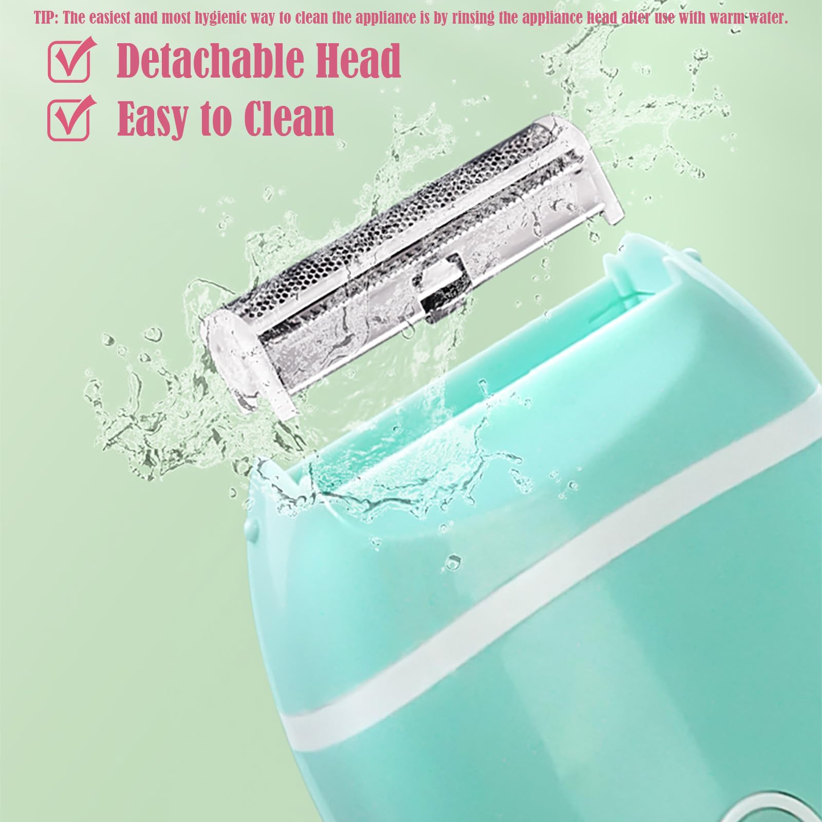 Amazon.com: Electric Hair Shaver for Women: Compact, Cordless Wet